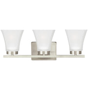 Bayfield 3-Light Bath Vanity Light in Brushed Nickel