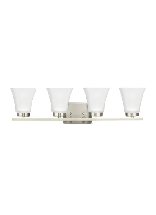 Bayfield Four Light Wall / Bath in Brushed Nickel