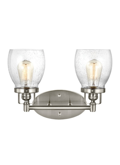 Belton Two Light Wall / Bath in Brushed Nickel