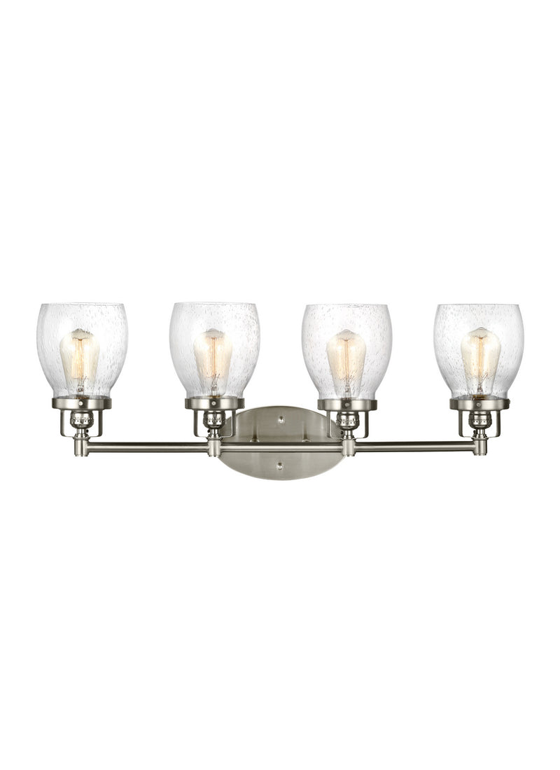 Belton Four Light Wall / Bath in Brushed Nickel