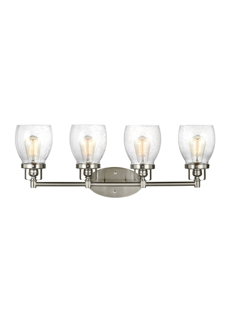 Belton 4-Light Bath Vanity Light in Brushed Nickel