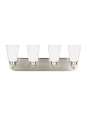 Kerrville 4-Light Bath Vanity Light in Brushed Nickel