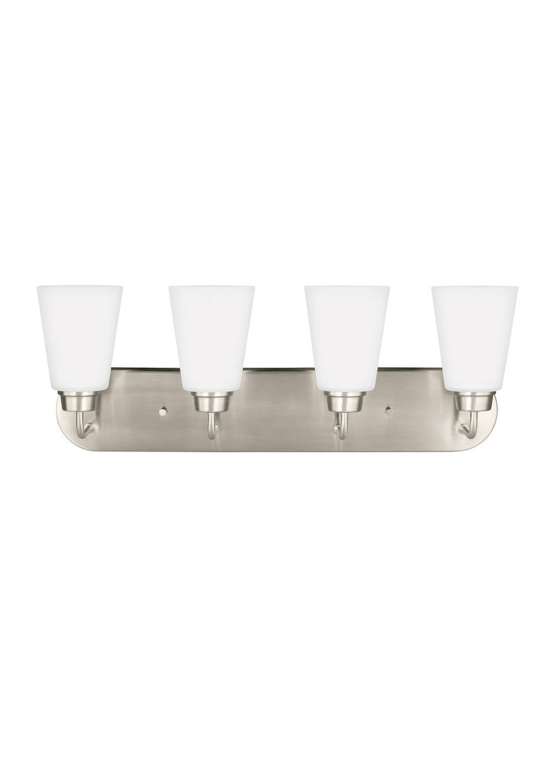 Kerrville 4-Light Bath Vanity Light in Brushed Nickel