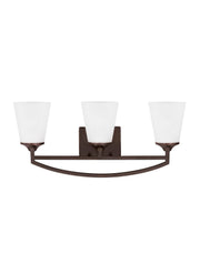 Hanford 3-Light Bath Vanity Light in Bronze