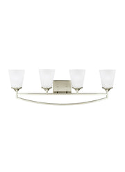 Hanford Four Light Wall / Bath in Brushed Nickel