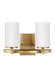 Alturas Two Light Wall / Bath in Satin Brass