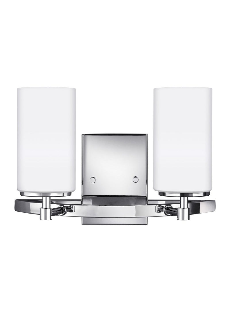 Alturas 2-Light Bath Vanity Light in Chrome