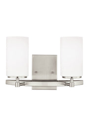 Alturas 2-Light Bath Vanity Light in Brushed Nickel