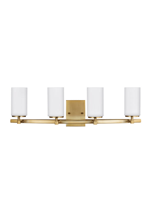 Alturas Four Light Wall / Bath in Satin Brass