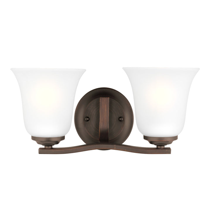 Emmons Two Light Wall / Bath in Bronze