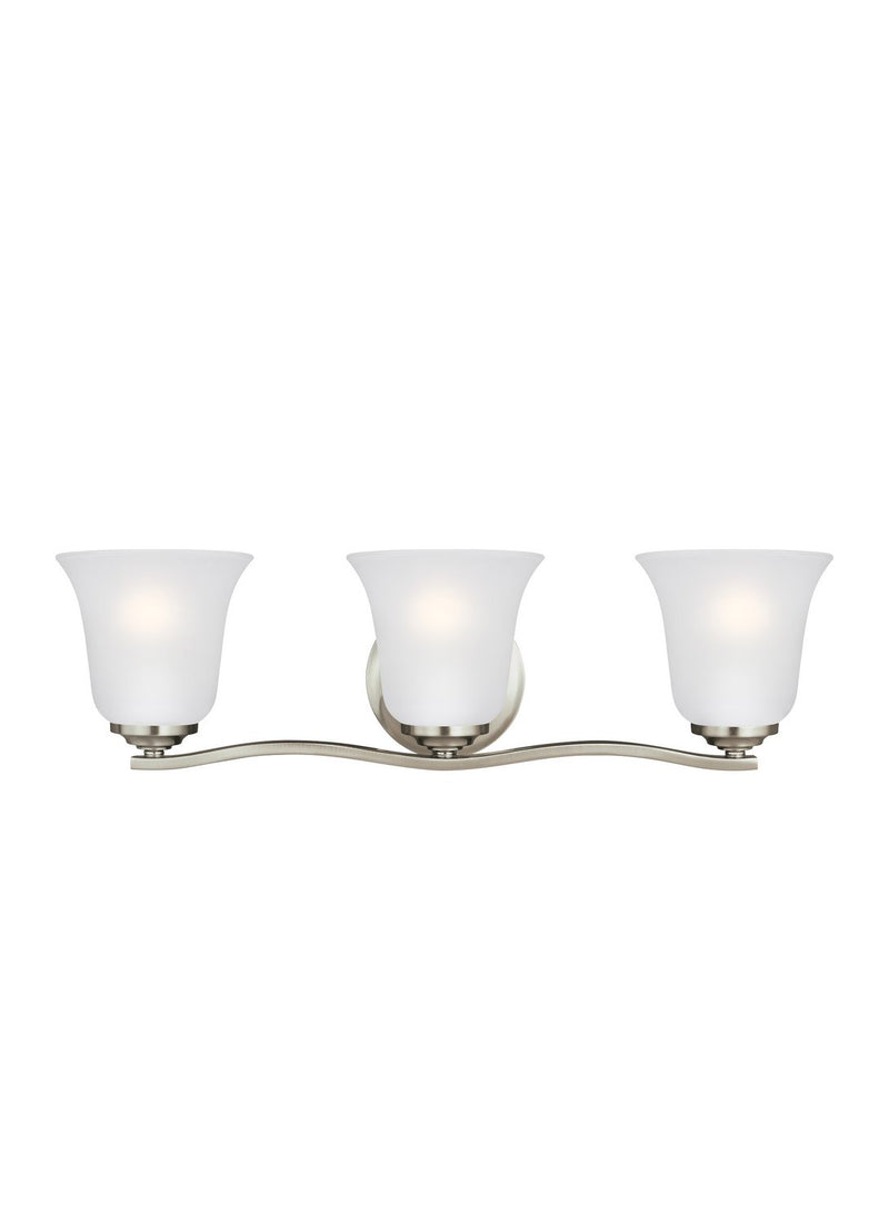 Emmons 3-Light Bath Vanity Light in Brushed Nickel