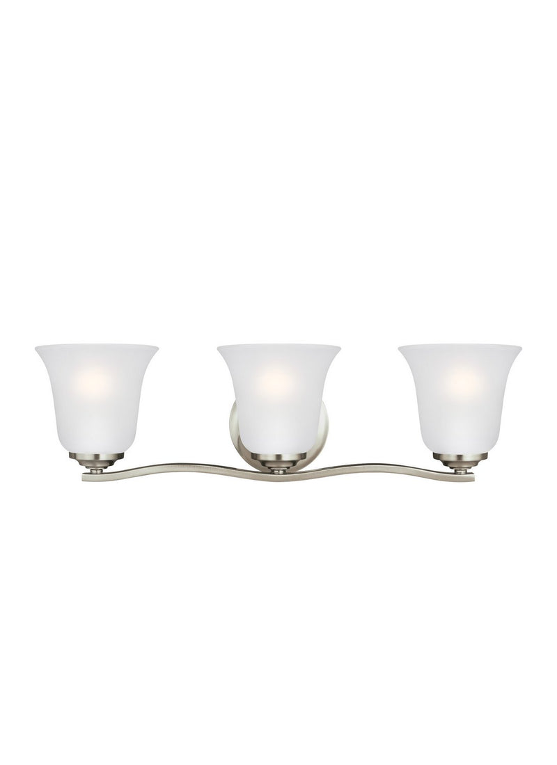 Emmons 3-Light Bath Vanity Light in Brushed Nickel
