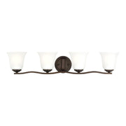 Emmons 4-Light Bath Vanity Light in Bronze