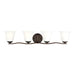 Emmons Four Light Wall/ Bath in Bronze