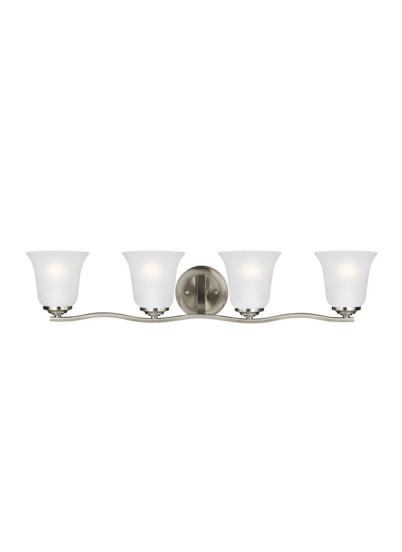 Emmons 4-Light Bath Vanity Light in Brushed Nickel