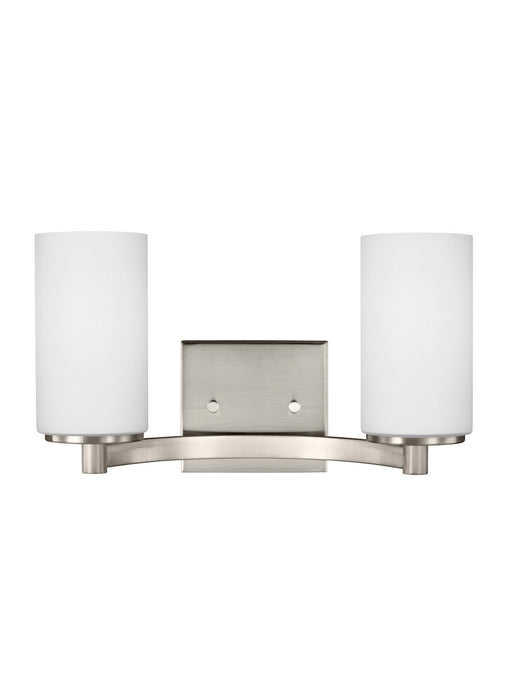Hettinger Two Light Wall / Bath in Brushed Nickel