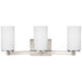 Hettinger Three Light Wall / Bath in Brushed Nickel