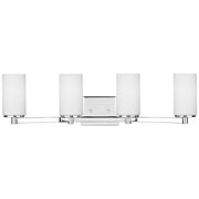 Hettinger 4-Light Bath Vanity Light in Chrome
