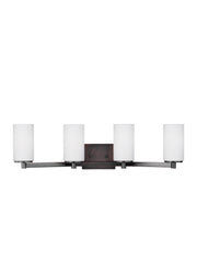 Hettinger Four Light Wall / Bath in Bronze