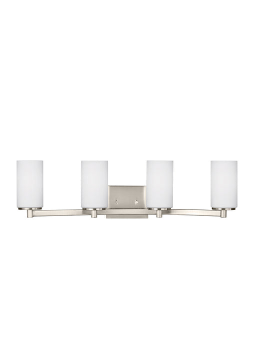 Hettinger Four Light Wall / Bath in Brushed Nickel