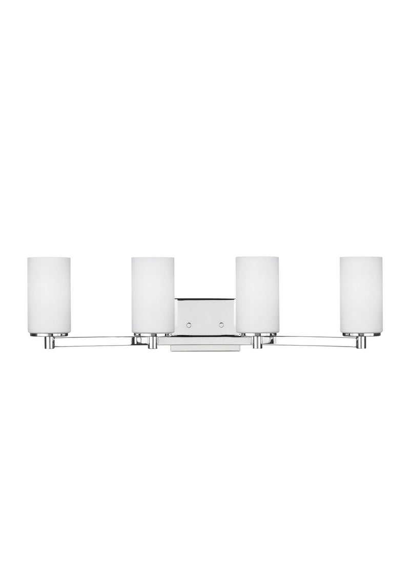Hettinger 4-Light Bath Vanity Light in Chrome