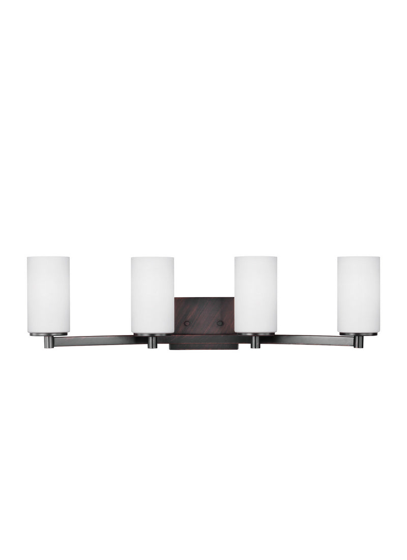Hettinger Four Light Wall / Bath in Bronze