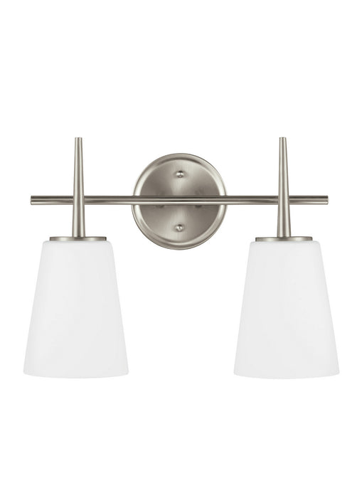 Driscoll Two Light Wall / Bath in Brushed Nickel