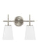 Driscoll Two Light Wall / Bath in Brushed Nickel