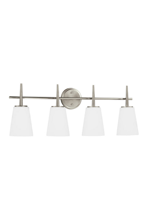Driscoll Four Light Wall / Bath in Brushed Nickel