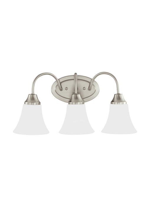 Holman Three Light Wall / Bath in Brushed Nickel