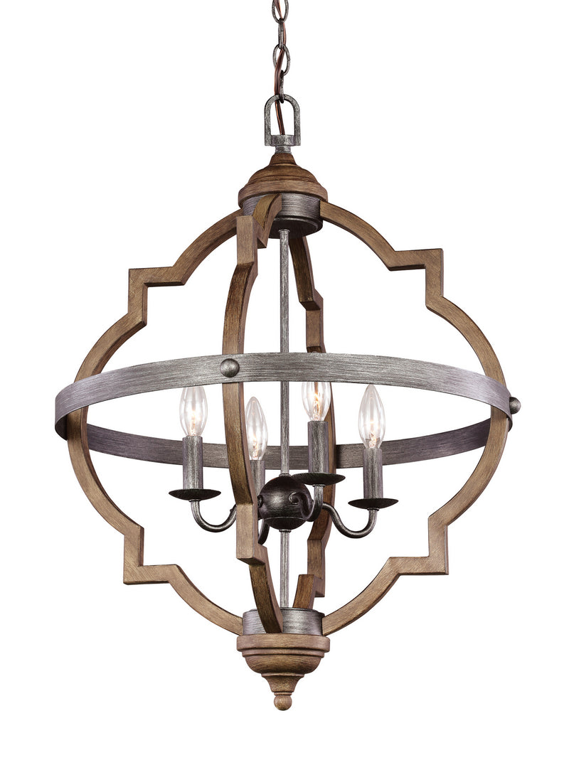 Socorro 4-Light Hall/Foyer Chandelier - Lamps Expo