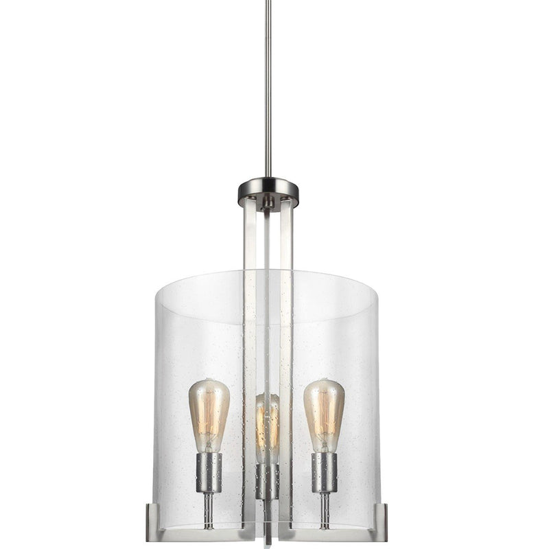 Dawes 3-Light Chandelier in Brushed Nickel