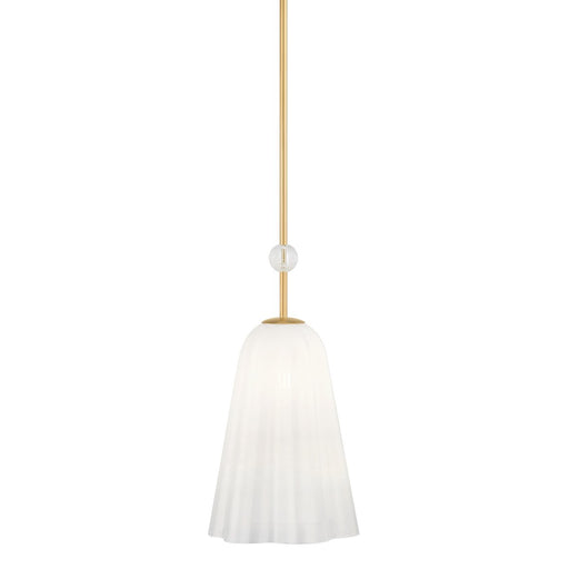 Cambria Heights Pendant in Aged Brass
