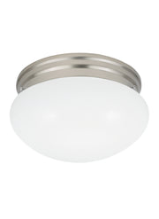 Webster One Light Flush Mount in Brushed Nickel
