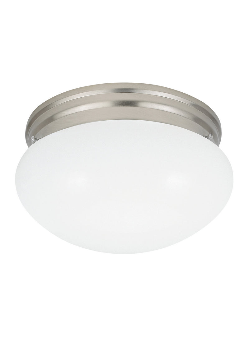 Webster One Light Flush Mount in Brushed Nickel