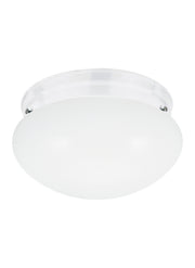 Webster Two Light Flush Mount in White