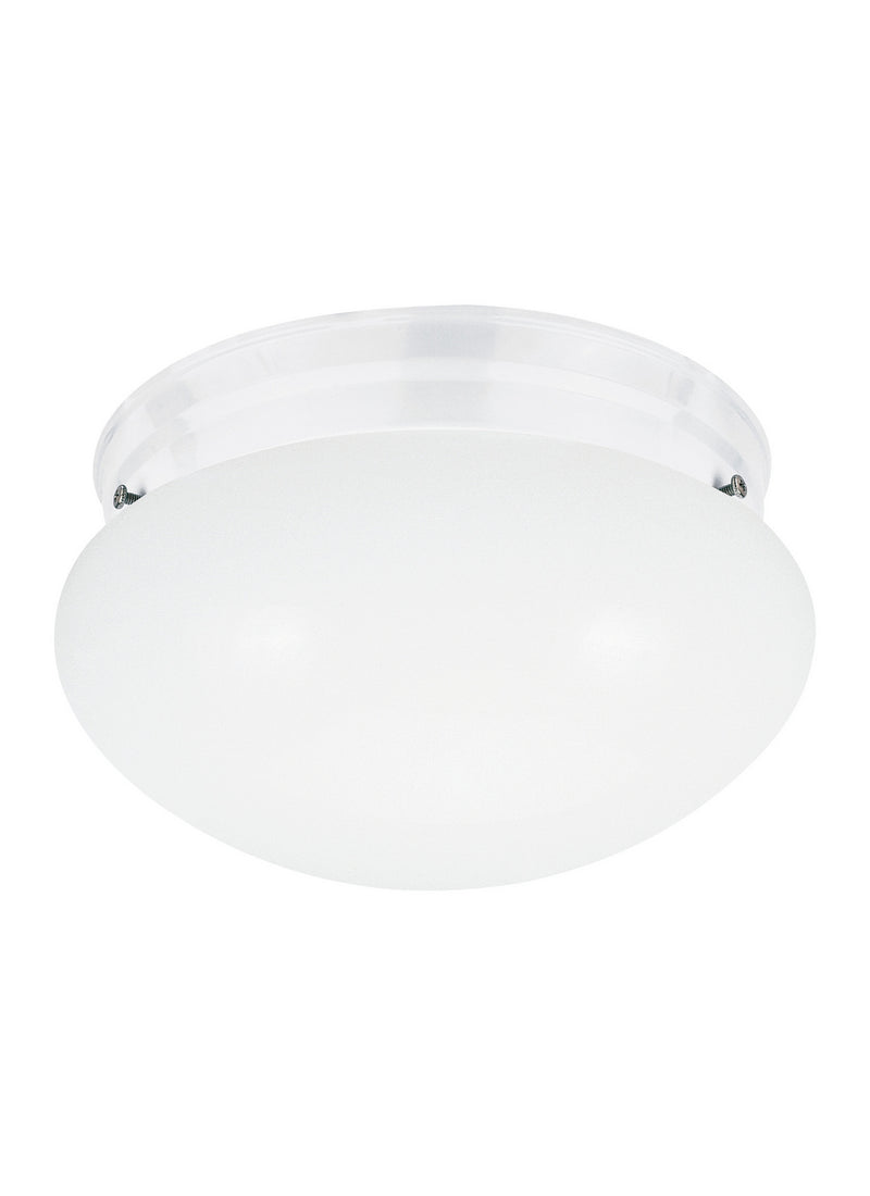 Webster Two Light Flush Mount in White