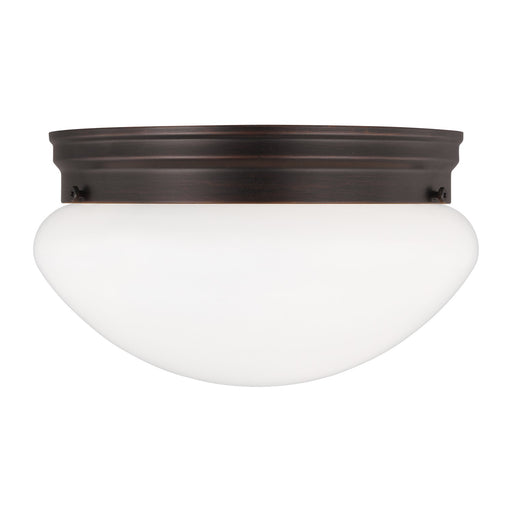 Webster Two Light Flush Mount in Bronze