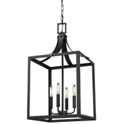 Labette 4-Light Chandelier in Black