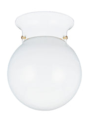 Tomkin One Light Flush Mount in White