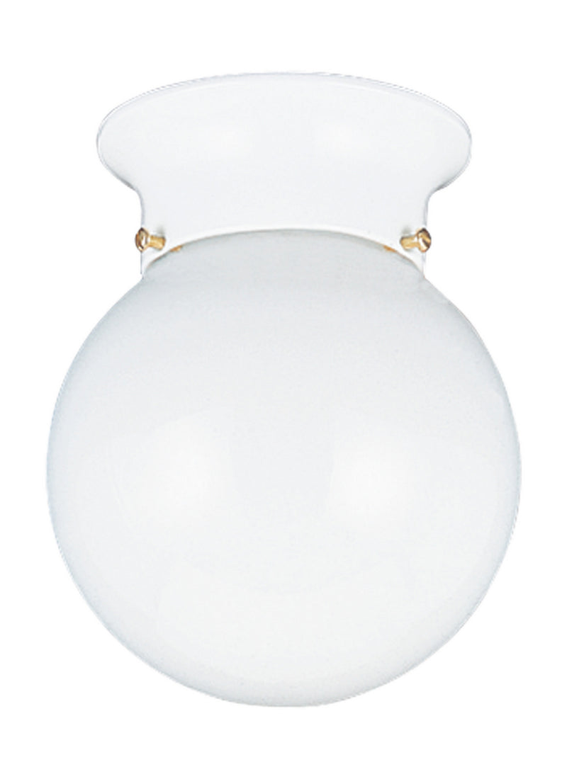 Tomkin One Light Flush Mount in White