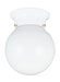 Tomkin One Light Flush Mount in White