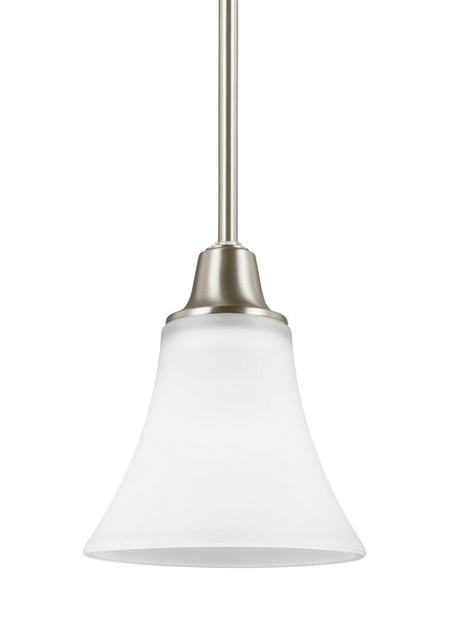 Metcalf One Light Mini-Pendant in Brushed Nickel