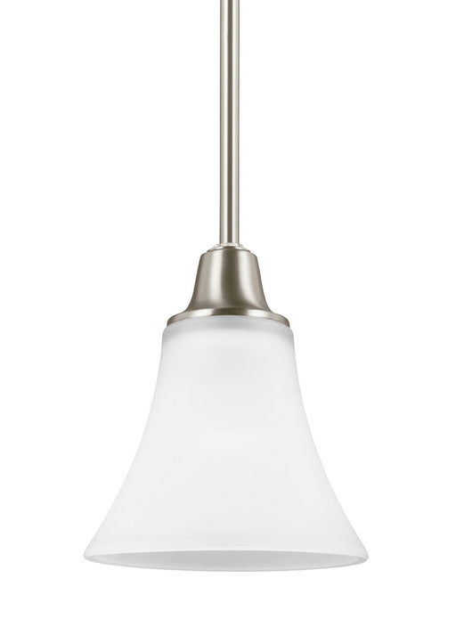 Metcalf One Light Mini-Pendant in Brushed Nickel