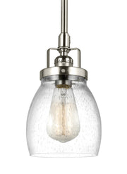 Belton One Light Mini-Pendant in Brushed Nickel