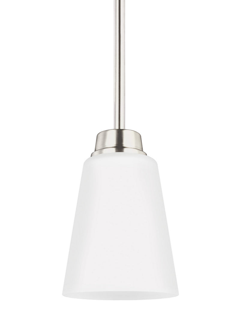 Kerrville One Light Mini-Pendant in Brushed Nickel