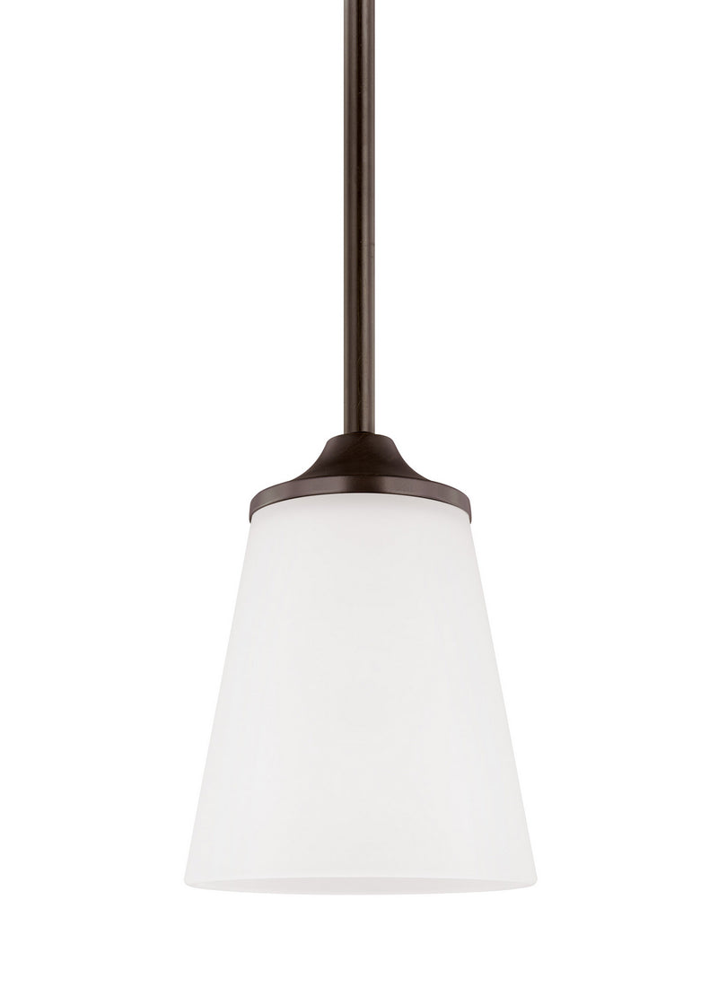 Hanford One Light Mini-Pendant in Bronze
