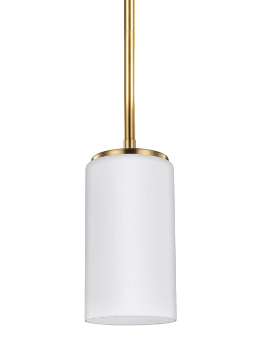 Alturas One Light Mini-Pendant in Satin Brass