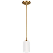 Alturas Mini Pendant in Satin Brass