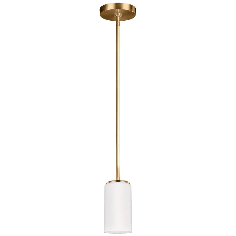 Alturas Mini Pendant in Satin Brass